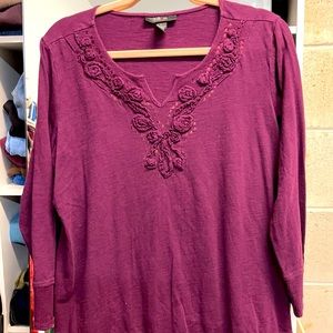 STYLE & CO BLOUSE SHIRT TOP SIZE LARGE